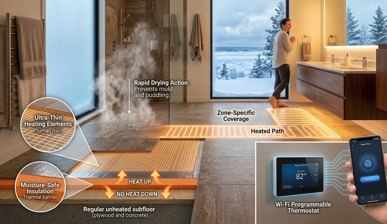 Bathroom Heated Floor