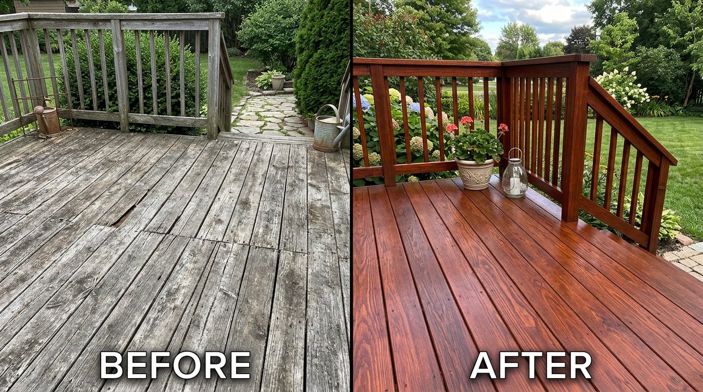 Deck Refinishing and Staining Erie PA