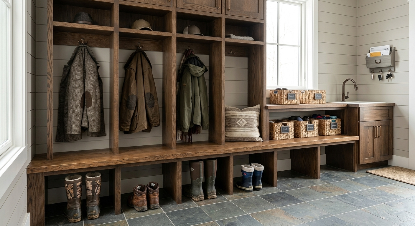 Mudroom Lockers and Bench Systems Waterford PA